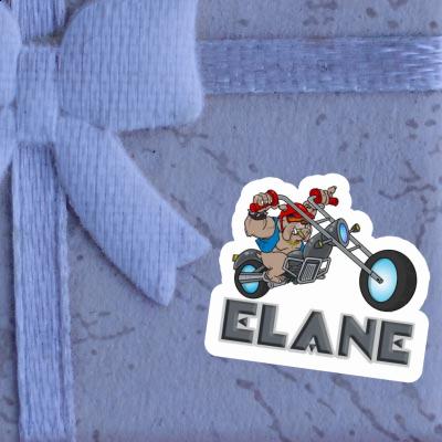 Elane Sticker Motorbike Rider Notebook Image