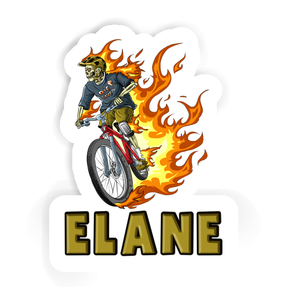 Sticker Elane Biker Laptop Image