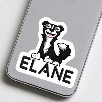 Elane Sticker Collie Notebook Image