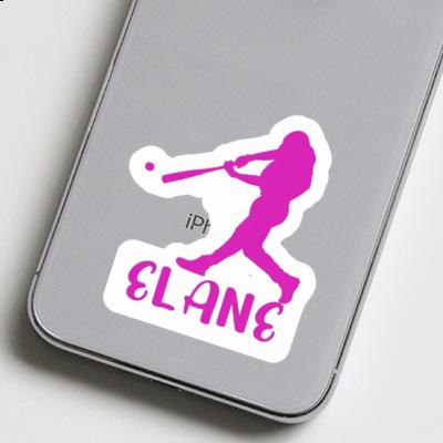 Sticker Elane Baseball Player Gift package Image