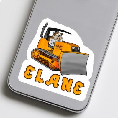 Sticker Bulldozer Elane Laptop Image