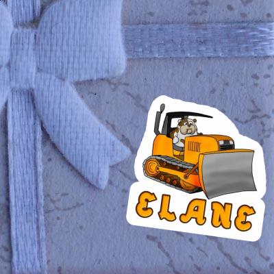 Sticker Bulldozer Elane Notebook Image