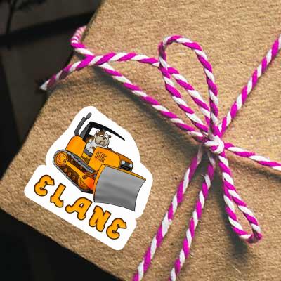 Sticker Bulldozer Elane Notebook Image