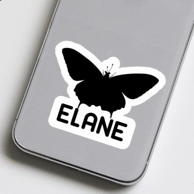 Aufkleber Schmetterling Elane Notebook Image