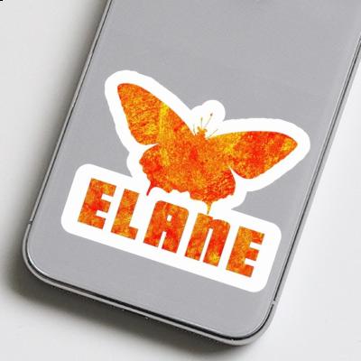 Sticker Butterfly Elane Gift package Image