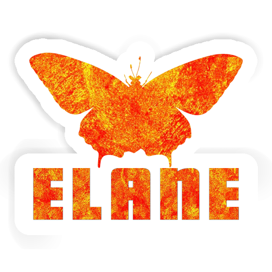 Sticker Butterfly Elane Notebook Image