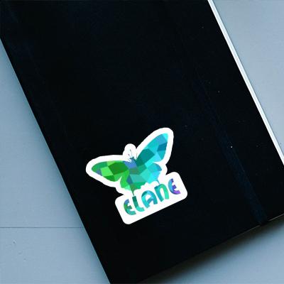 Butterfly Sticker Elane Notebook Image