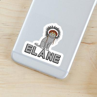 Sticker Elane Cat Image