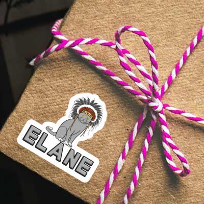 Sticker Elane Cat Laptop Image