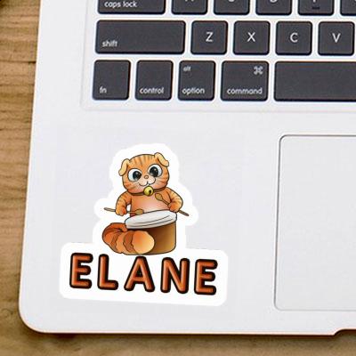 Elane Sticker Drummer Cat Gift package Image