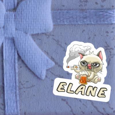 Sticker Elane Rauchende Katze Gift package Image