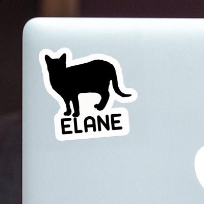 Elane Autocollant Chat Notebook Image