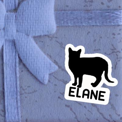 Elane Autocollant Chat Image