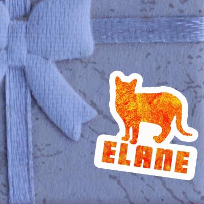 Cat Sticker Elane Notebook Image