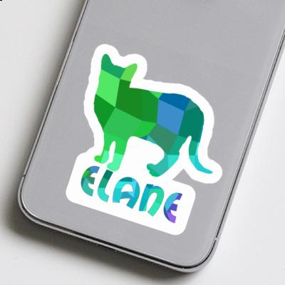 Elane Autocollant Chat Image