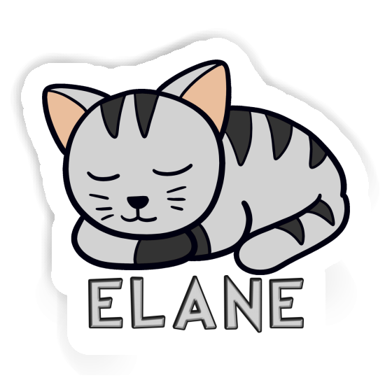 Sticker Katze Elane Laptop Image