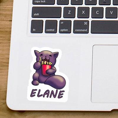 Elane Sticker French Fry Cat Gift package Image