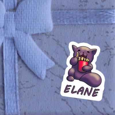 Elane Sticker French Fry Cat Notebook Image