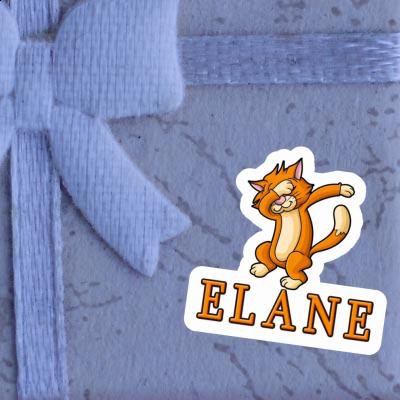 Sticker Cat Elane Laptop Image