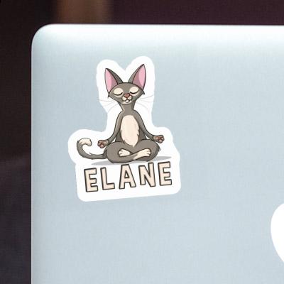 Sticker Elane Yoga-Katze Gift package Image