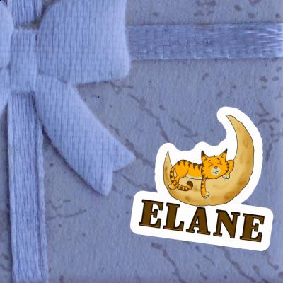 Elane Autocollant Chat Laptop Image