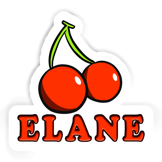 Elane Sticker Cherry Laptop Image