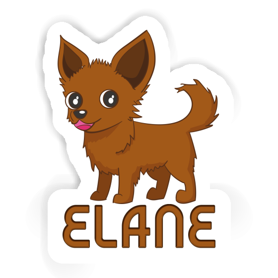 Chihuahua Sticker Elane Laptop Image