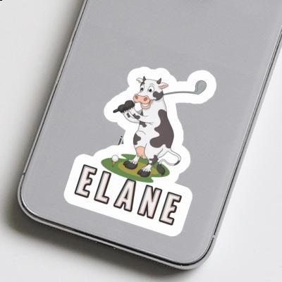 Elane Autocollant Vache Laptop Image