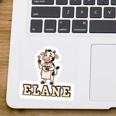 Autocollant Vache Elane Laptop Image