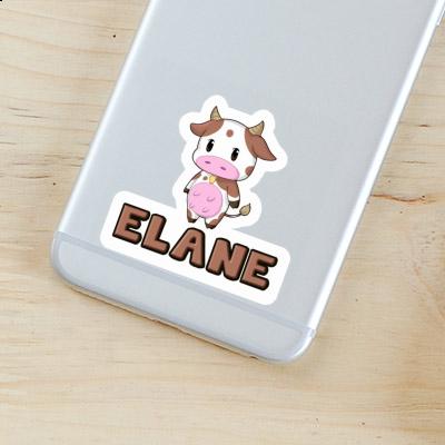 Autocollant Vache Elane Laptop Image