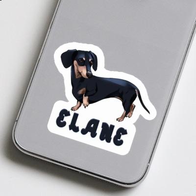 Dachshund Sticker Elane Gift package Image