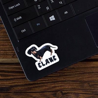 Dachshund Sticker Elane Gift package Image