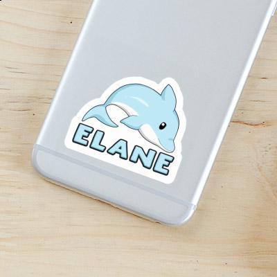 Sticker Elane Dolphin Laptop Image