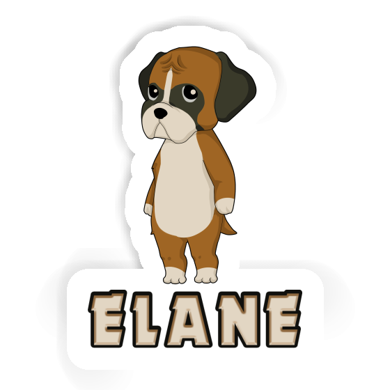 Elane Sticker German Boxer Gift package Image