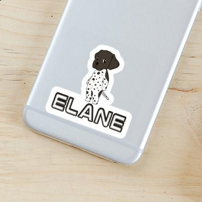 Elane Autocollant Braque Allemand Laptop Image