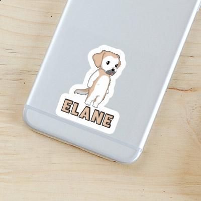 Sticker Golden Retriever Elane Notebook Image