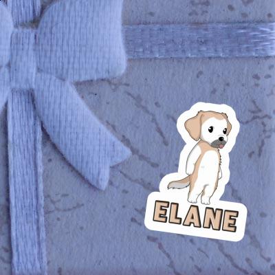 Sticker Elane Golden Yellow Notebook Image