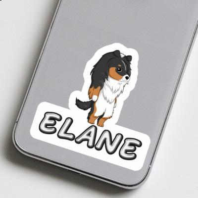 Elane Sticker Shetland Sheepdog Notebook Image