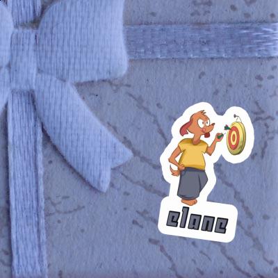 Sticker Elane Darts Player Gift package Image