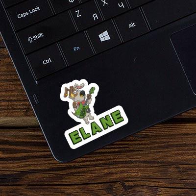 Guitarist Sticker Elane Laptop Image