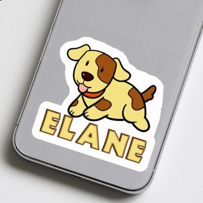 Sticker Elane Dog Image