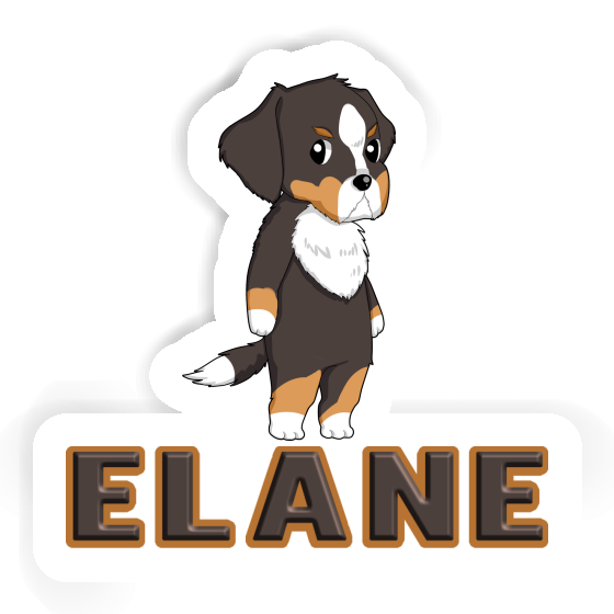 Sticker Bernese Mountain Dog Elane Image