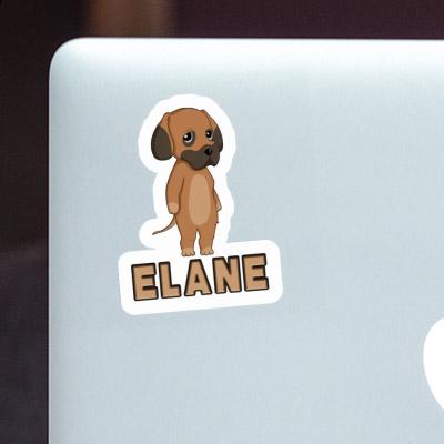 Sticker Elane German Mastiff Laptop Image