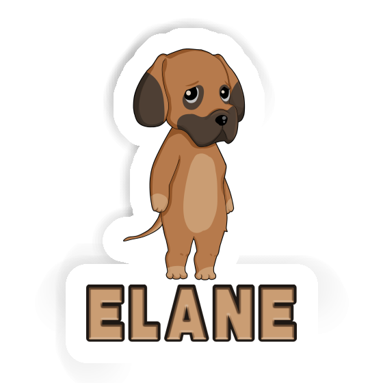 Elane Autocollant Dogue allemand Notebook Image