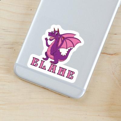 Sticker Mutterdrache Elane Notebook Image