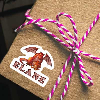 Elane Sticker Dragon Notebook Image