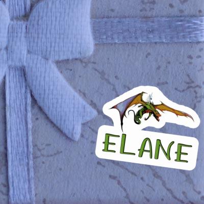 Sticker Elane Drache Notebook Image