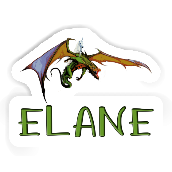 Elane Autocollant Dragon Laptop Image