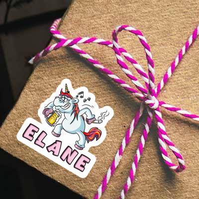 Elane Sticker Party Unicorn Laptop Image