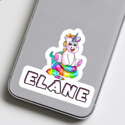 Sticker Baby-Unicorn Elane Laptop Image